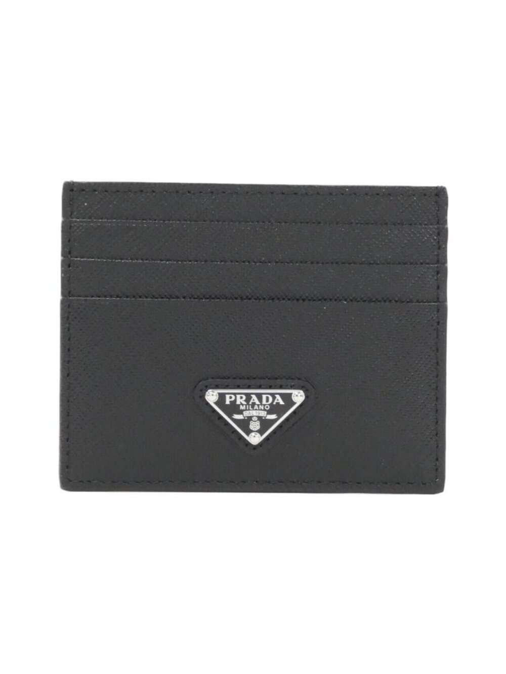 Prada Card Case Silver